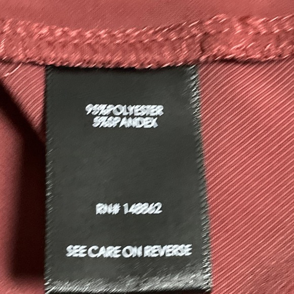 Torrid Top Sz 0 (L) Sleeveless V-Neck Rust Red Babydoll Flowy Stretch Tunic - Picture 11 of 12